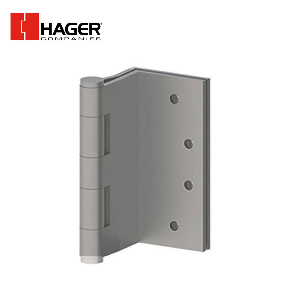 HAGER - BB1362 - Full Mortise Ball Bearing Swing Clear Hinge - Heavy Weight- 5 Steel Base Material - 5 Knuckle - Satin Stainless Steel