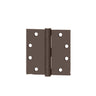 HAGER - ECBB1100 - Full Mortise Ball Bearing Hinge - 4.5 Inch by 4.5 Inch - Steel Base Material - 5 Knuckle