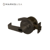 Marks USA - 175RAB - Entrance/Office Function Cylindrical Lock - American Lever 6-Pin - 3-1/4 Inch Rose Diameter - 2-3/4 Inch Backset - Non-Handed - F109 ANSI - Grade 2