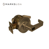 Marks USA - 175RF - Storeroom Function Cylindrical Lock - American Lever 6-Pin - 3-1/4 Inch Rose Diameter - 2-3/4 Inch Backset - Non-Handed - F86 ANSI - Grade 2