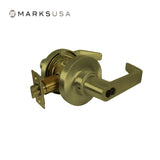 Marks USA - 175RF - Storeroom Function Cylindrical Lock - American Lever 6-Pin - 3-1/4 Inch Rose Diameter - 2-3/4 Inch Backset - Non-Handed - F86 ANSI - Grade 2