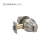 Marks USA - 180SSK - Key in Lever Cylinder - Turnpiece Cylindrical Lock - Anti-Ligature Knob - Non-Handed - Grade 1 - Satin Stainless Steel