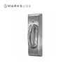 Marks USA - 195BHB - Entrance Cylindrical Lock - Key in Lever Cylinder - D-Lig Slide - Non-Handed - Grade 1 - Satin Stainless Steel