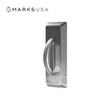 Marks USA - 195BHDO - Dummy Outside Cylindrical Lock - Non-Keyed Cylinder - D-Lig Slide - Non-Handed - Grade 1 - Satin Stainless Steel