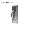 Marks USA - 195BHDT - Full Dummy Trim Cylindrical Lock - Non-Keyed Cylinder - D-Lig Slide - Non-Handed - Grade 1 - Satin Stainless Steel