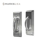 Marks USA - 195BHS - Classroom Cylindrical Lock - Key in Lever Cylinder - D-Lig Slide - Non-Handed - Grade 1 - Satin Stainless Steel