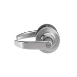 Marks USA - 295L - Privacy Function Cylindrical Lock - Non-keyed - Crescent Lever - 3-7/16 Rose Diameter - 2-3/4 Backset - Non-Handed - F76 ANSI - Grade 1 - Satin Chrome