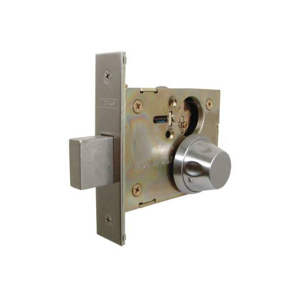 Marks USA - 31SS55K - Mortise Cylinder - Turnpiece Mortise Deadbolt - Anti-Ligature Knob - Non-Handed - Grade 1 - Satin Stainless Steel