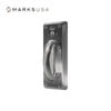 Marks USA - 5BHB - Entrance Mortise Cylinder Lock - D-Lig Slide - Field Reversible - Grade 1 - Satin Stainless Steel