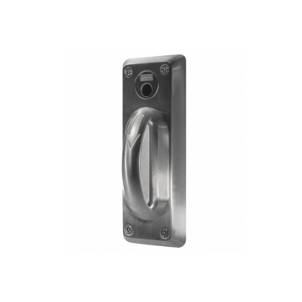 Marks USA - 5BH - Privacy Cylindrical Lock - Non-keyed - D-Lig Slide - Field Reversible - Grade 1 - Satin Stainless Steel