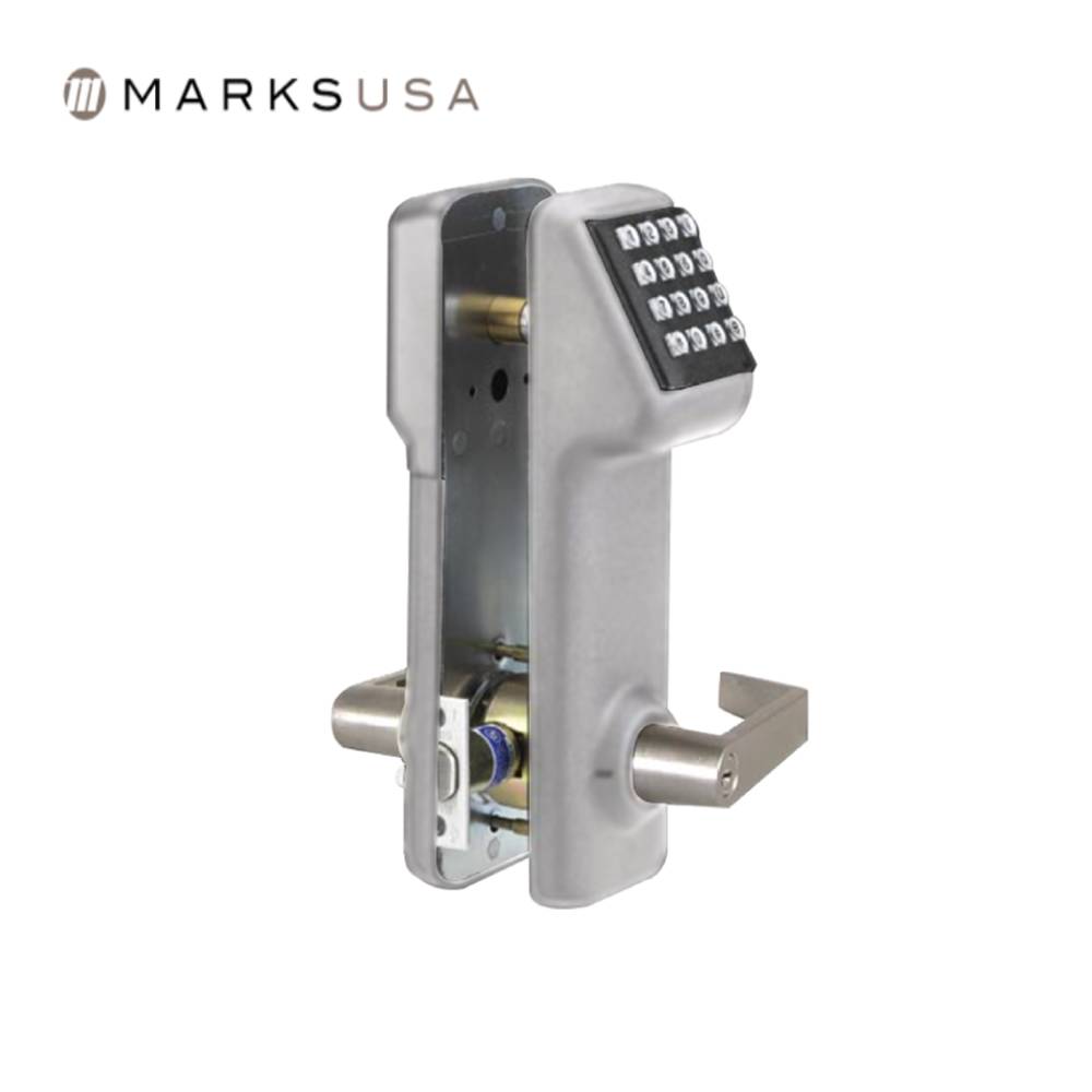 Marks USA - I-QWIK Series - Cylindrical Keypad Lock - Passage and PIN Only Modes - Weatherproof - Grade 2