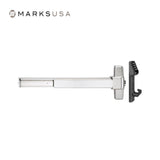 Marks USA - M9900LITE-32D - M9900 Rim Exit Device with IQ7LITE Integrated Keypad Lever Trim - Wide Stile Pushpad - Grade 1 - Satin Stainless Steel