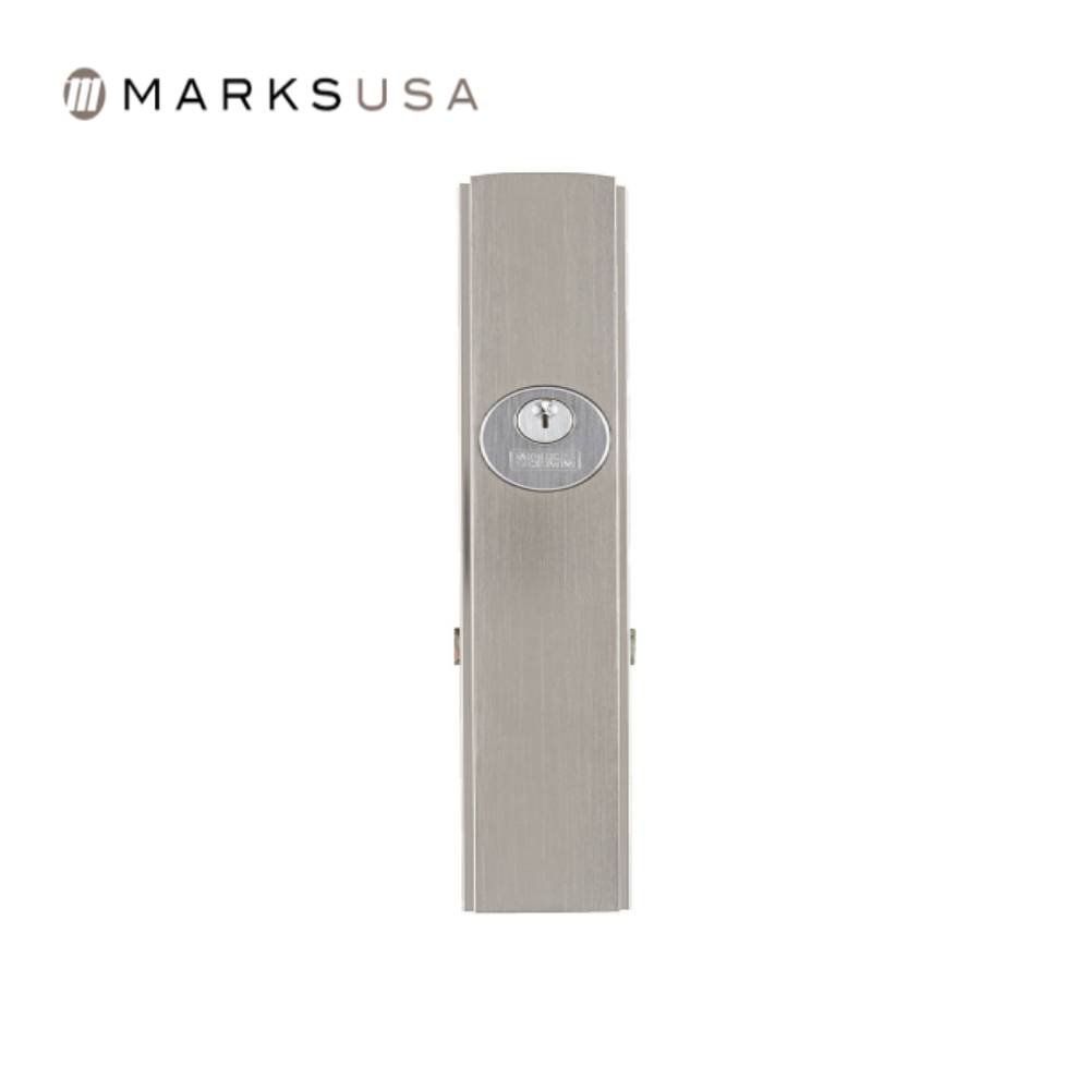 Marks USA - M9901 - Exit Bar Trim Cylinder Dogging Kit - 1-1-4 Mortise Cylinder - Non-Handed - Grade 1 - Satin Chrome