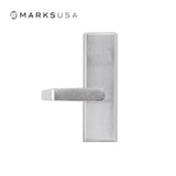 Marks USA - MESC600 - M9900 Exit Bar Trim - American Lever with Escutcheon - 1-1/4 Inch Mortise Cylinder - Field Reversible - Grade 1