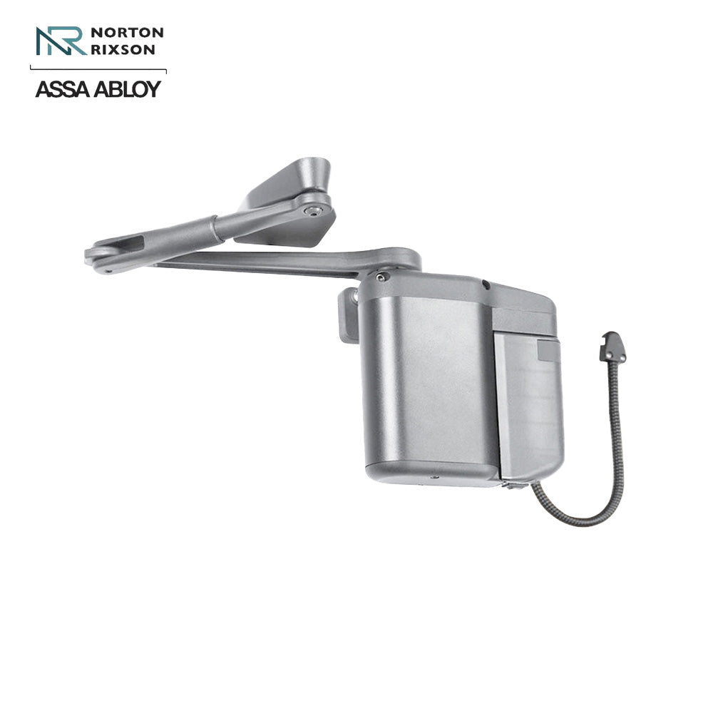 Norton - 5845-NPB - ADAEZ PRO COMPLETE Door Operator Kit Push or Pull Side with Parallel or Regular Arm Door Operator and 2 Narrow Style Push Buttons - Grade 1 - 689 (Aluminum Painted)