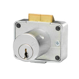 OLYMPUS LOCK - 996 - Cabinet Drawer Latch Lock - R Series - Optional Cylinder Length - Optional Keying - Optional Handed - US26D (Satin Chrome-626)