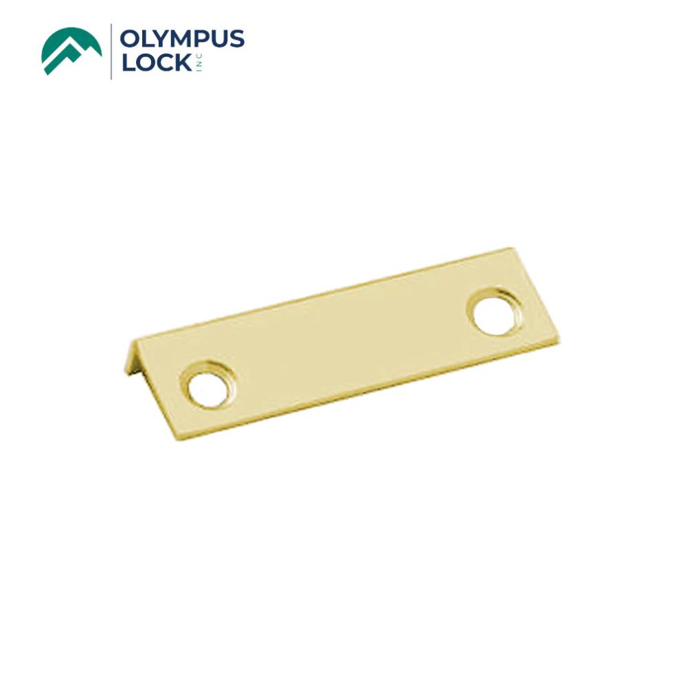 OLYMPUS LOCK - 12-1 - Angle Strike - Corner Guard - US4 (Satin Brass-606)