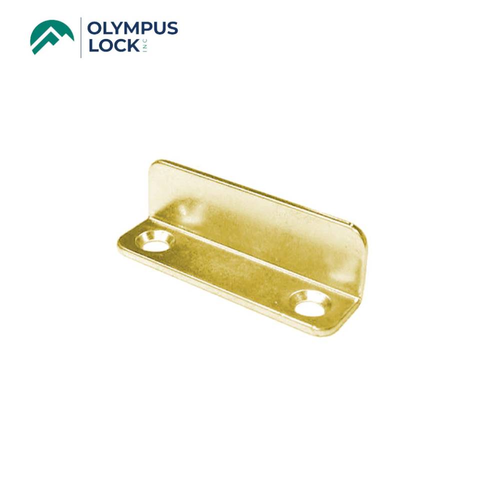 OLYMPUS LOCK - 12-3 - Medium 1/2 Angle Strike - US4 (Satin Brass-606)