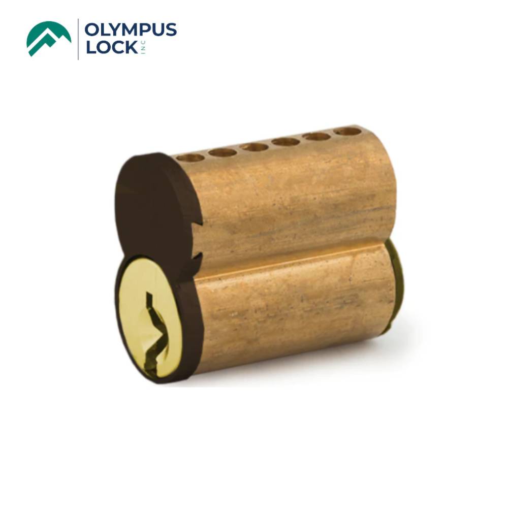 OLYMPUS LOCK - 206 - Small Format 6-Pin IC Core - Optional Keying - A Keyway - US10B (Oil Rubbed Bronze-613)