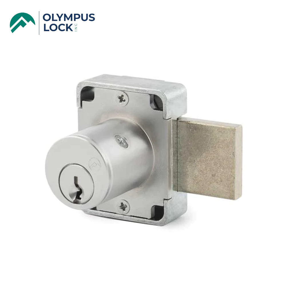 OLYMPUS LOCK - 500B - Cabinet Deadbolt Door Lock - Weather Resistant - R Series - CCL R1 Keyway - Optional Cylinder Length - Optional Keying - Optional Color