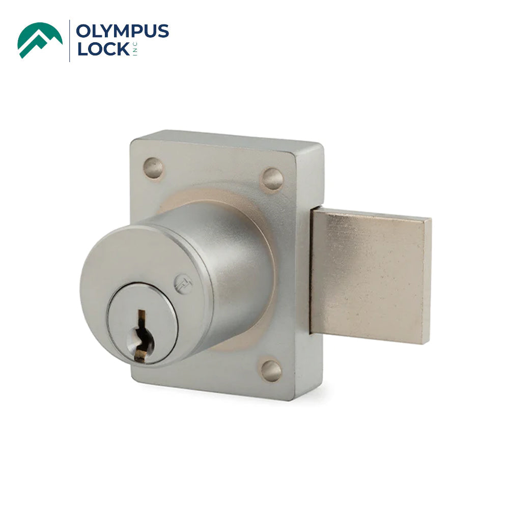 OLYMPUS LOCK - 500DR - Cabinet Deadbolt Door Lock - R Series - CCL R1 Keyway - Optional Cylinder Length - Optional Keying - Optional Color