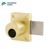 OLYMPUS LOCK - 700LC - Cabinet Deadbolt Door Lock - LC Series - Optional Cylinder length - Less Cylinder - Optional Color