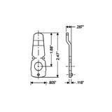 OLYMPUS LOCK - 720-3-2 - 2.47 Offset Cam For Vertical Function