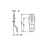 OLYMPUS LOCK - 720-3-3 - 2.24 Offset Cam For Inverted Function