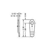 OLYMPUS LOCK - 720-3-5 - 2.38 Long Shallow Offset Cam For Inverted Function