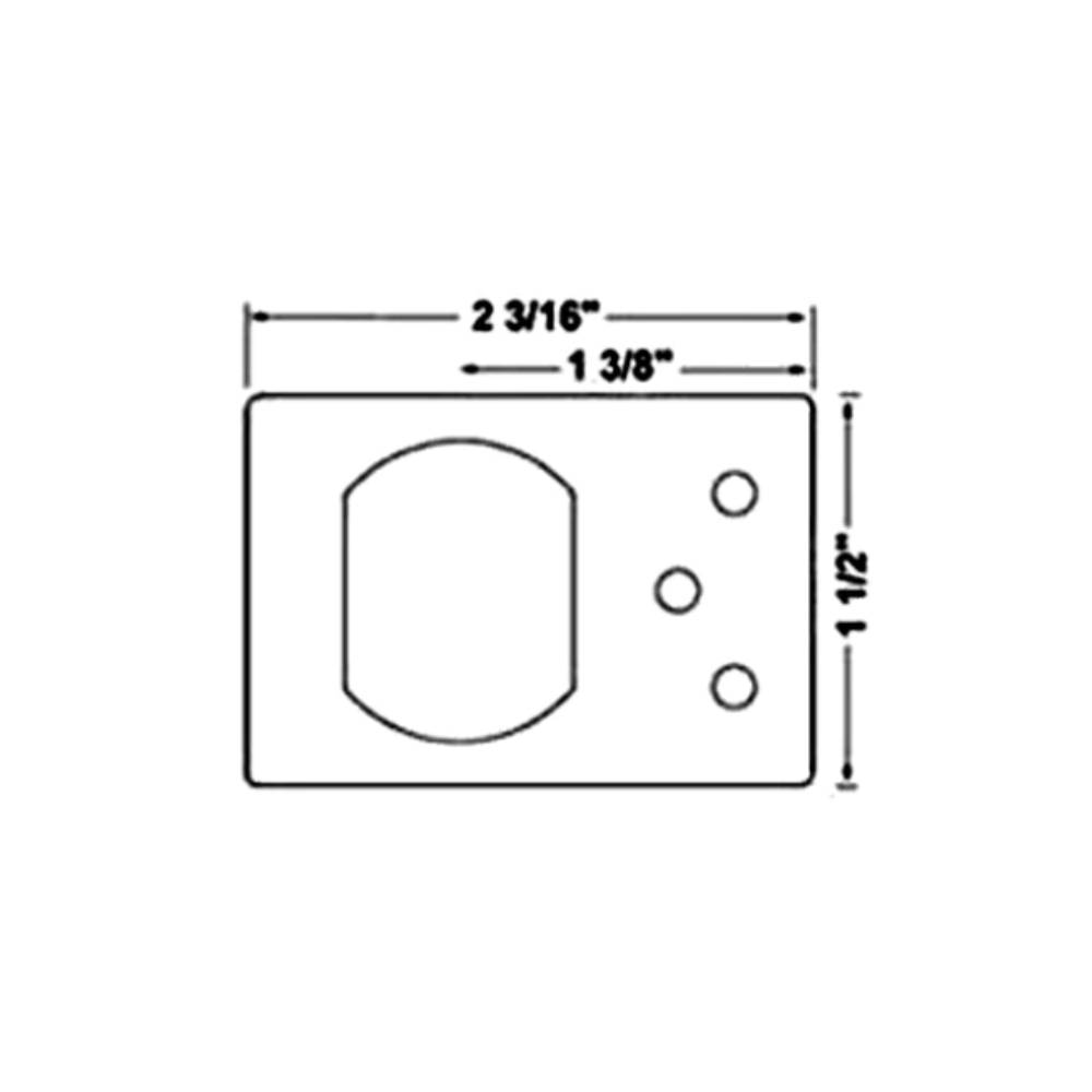 OLYMPUS LOCK - 720-PL3 - Cam Lock Stabilizer Plate