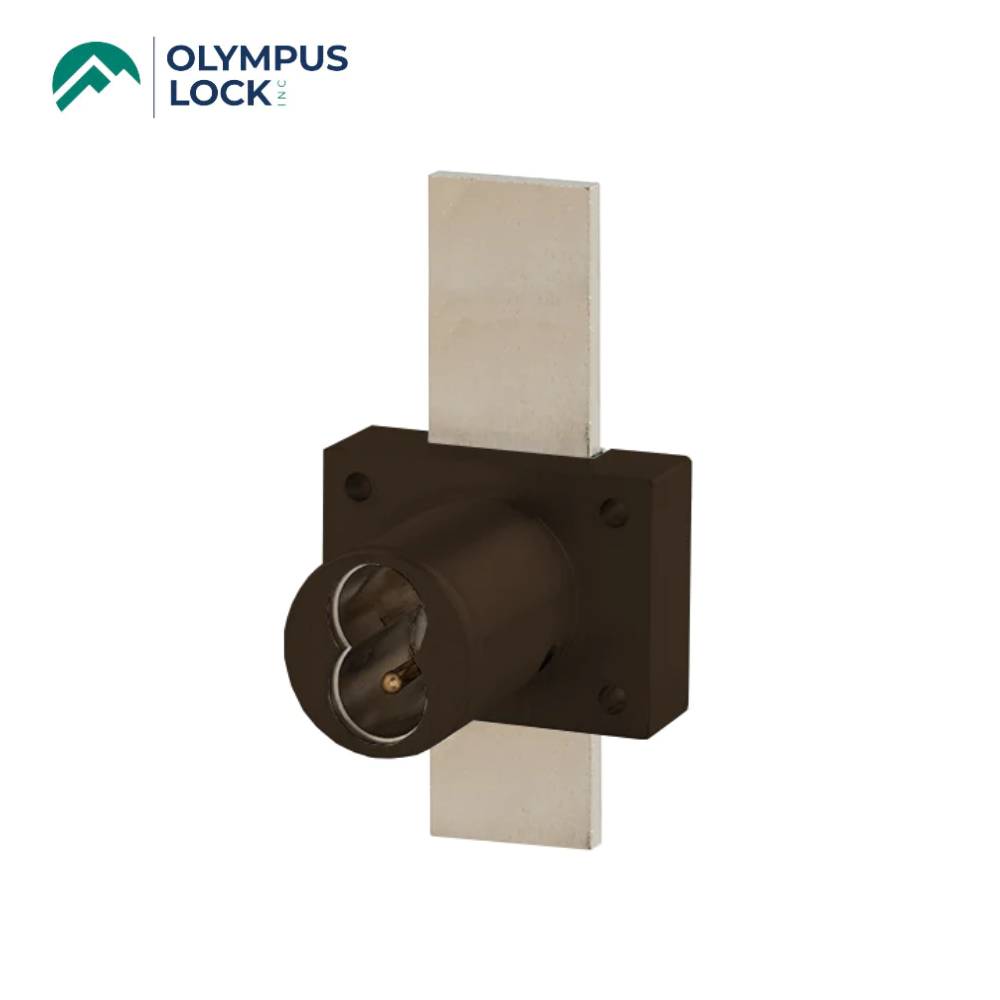 OLYMPUS LOCK - 721DW - Small Format (BEST) IC Core Deadbolt Cabinet Drawer Lock - 1-3/8 Cylinder Length - Key Retaining - No High Security - US26D (Satin Chrome-626)