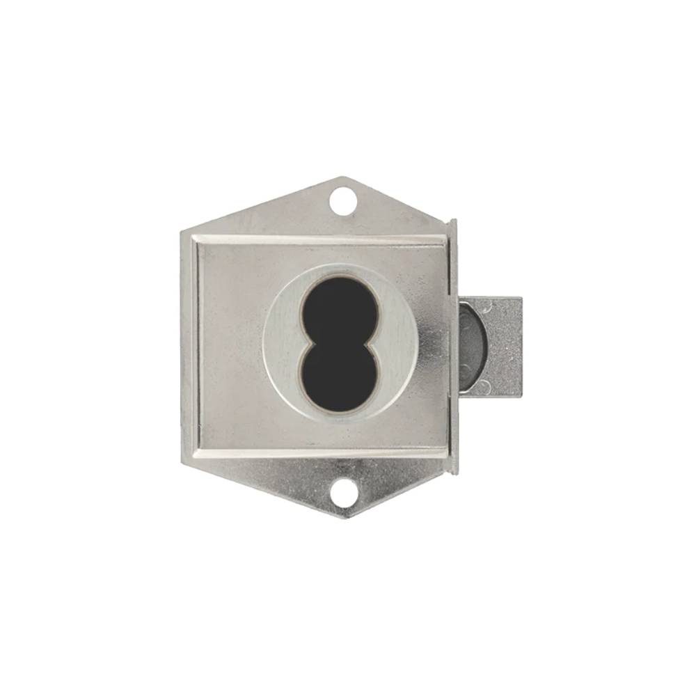 OLYMPUS LOCK - 725MD - Small Format (BEST) IC Core Mortise Deadbolt Drawer Lock - 1-1/16 Inch Cylinder Length - Optional Key Retaining - Optional Handed - US26 (Polished Chrome-625)