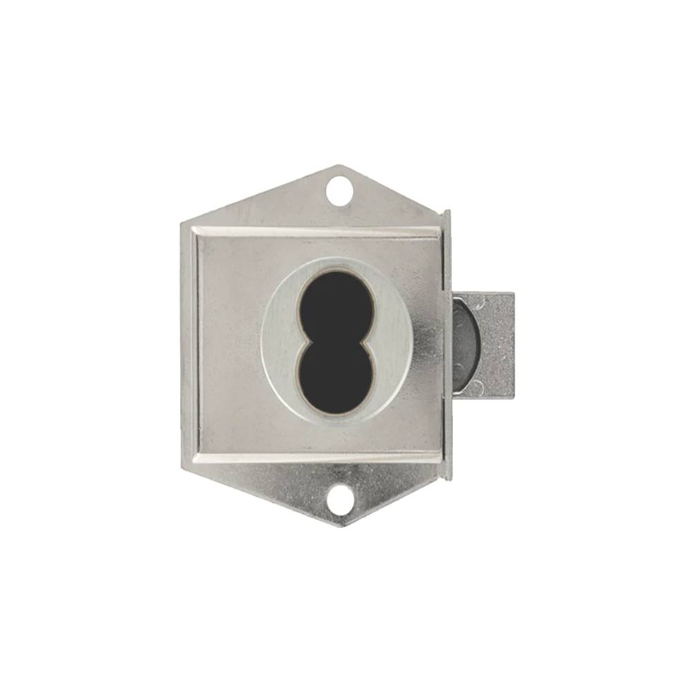 OLYMPUS LOCK - 725MD - Small Format (BEST) IC Core Mortise Deadbolt Drawer Lock - Optional Key Retaining - 1-1/16 Inch Cylinder Length - Optional Handed - US26 (Polished Chrome-625)