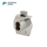 OLYMPUS LOCK - 725RD - Small Format (BEST) IC Core Deadbolt Door &amp; Drawer Cabinet Lock - Optional Key Retaining - Optional Cylinder Length - Optional Handed - US26D (Satin Chrome-626)