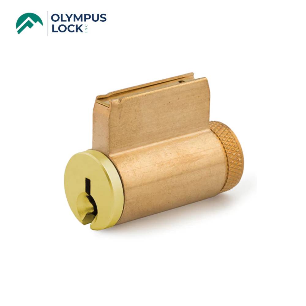 OLYMPUS LOCK - 78-201 - Schlage C Keyway Compatible Cylinders - Optional Position - Optional Keying - US4 (Satin Brass-606)