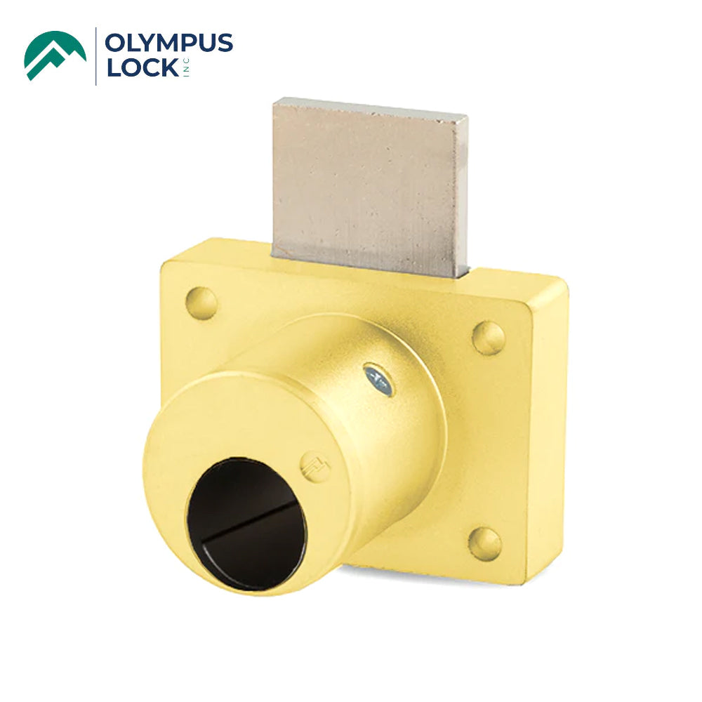 OLYMPUS LOCK - 800LC - Cabinet Deadbolt Drawer Lock - LC Series - Optional Cylinder length - Less Cylinder - Optional Color