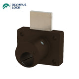 OLYMPUS LOCK - 800LC - Cabinet Deadbolt Drawer Lock - LC Series - Optional Cylinder length - Less Cylinder - Optional Color