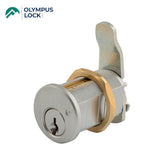 OLYMPUS LOCK - 820S - Schlage C Keyway Cam Lock - S Series - Optional Cylinder length - Optional Keying - US3 (Polished Brass-605)