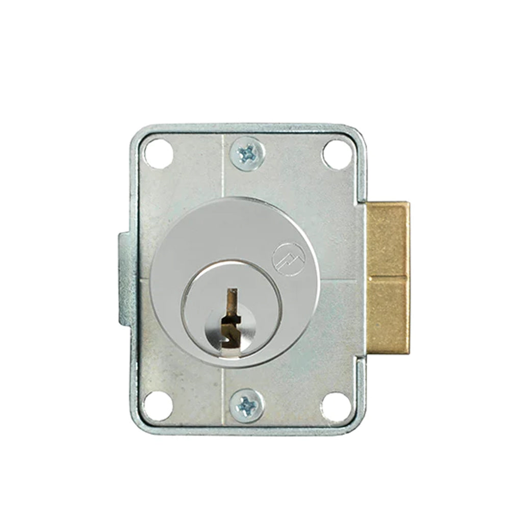 OLYMPUS LOCK - 997 - Cabinet Door Latch Lock - R Series - Optional Cylinder Length - Optional Keying - Optional Handed - US26D (Satin Chrome-626)