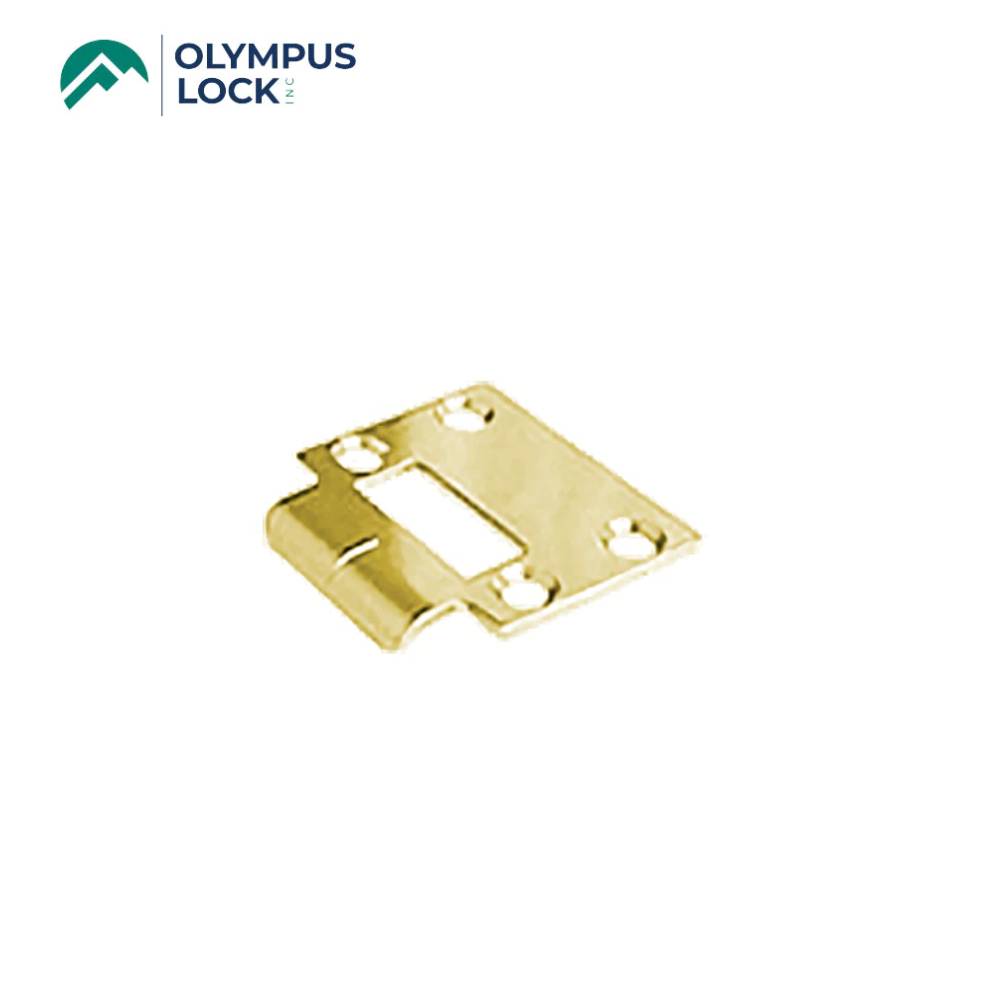 OLYMPUS LOCK - 999 - Slotted Lip Strike - US3 (Polished Brass-605)