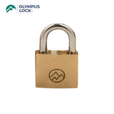 OLYMPUS LOCK - BP - Mountain Brand Brass Padlocks - Optional Width - Optional Keying