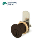 OLYMPUS LOCK - DCN - 3/4 Inch Barrel Diameter Cam Lock - N Series - Optional Cylinder Length - Optional Keying - US10B (Oil Rubbed Bronze-613)