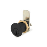 OLYMPUS LOCK - DCN - 3/4 Inch Barrel Diameter Cam Lock - N Series - Optional Cylinder Length - Optional Keying - US19 (Flat Black Coated-622)