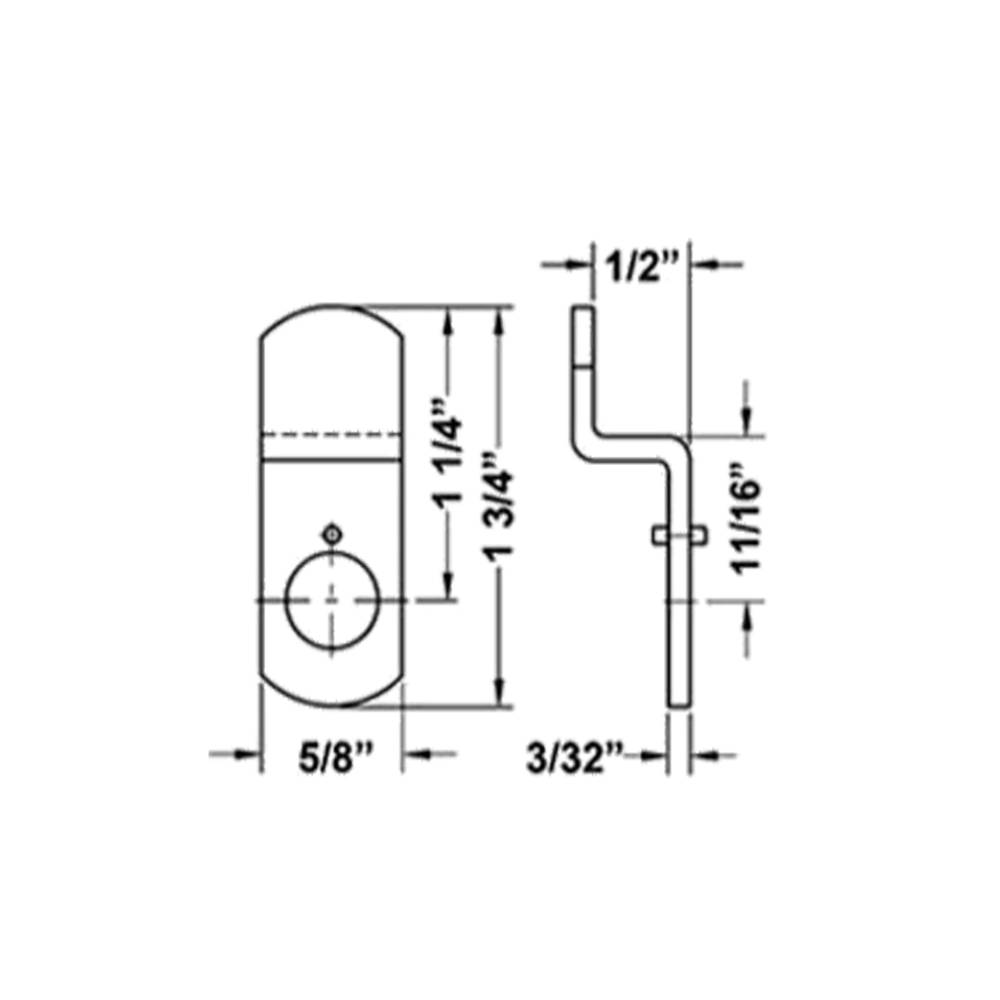 OLYMPUS LOCK - DCNP-100 - Bent Cam