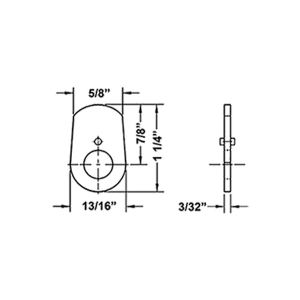 OLYMPUS LOCK - DCNP-HD-875 - Heavy Duty Straight Cam - Optional Length