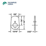 OLYMPUS LOCK - DCNP-HD-875 - Heavy Duty Straight Cam - Optional Length