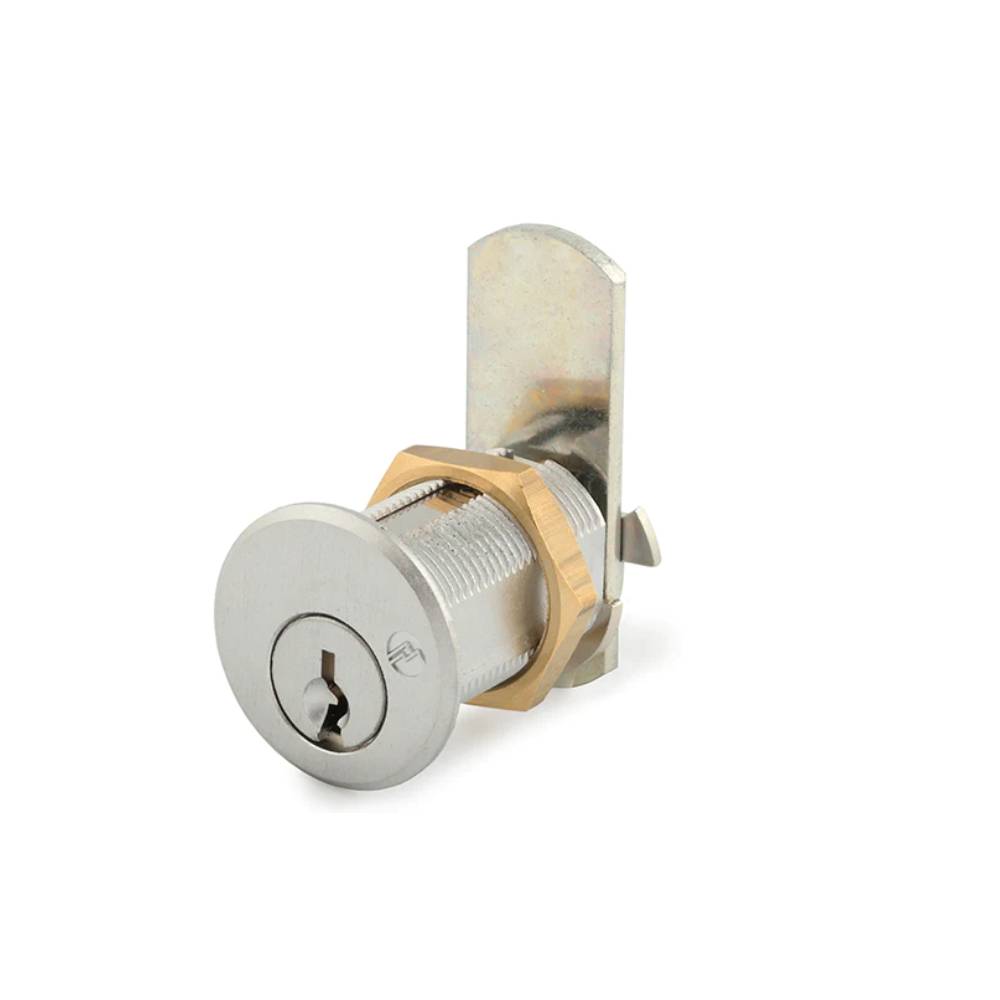 OLYMPUS LOCK - DCR - R Series 3/4 Barrel Diameter Cam Lock - Optional Cylinder Length - Optional Keying - Grade 1 - US26D (Satin Chrome-626)