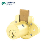 OLYMPUS LOCK - N078 - Cabinet/Furniture Deadbolt Drawer Lock - N Series National - Optional Cylinder Length - Optional Keying - Vertical Handed - Optional Color