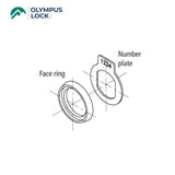 OLYMPUS LOCK - T37-2 - T-Bolt Metal Drawer Lock - N Series - Optional Accessories