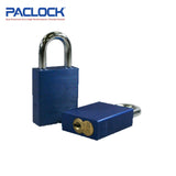 PACLOCK Medium-Duty Aluminum Padlock with 3/4 Inch Shackle Spread 100A-IC Series - Hardened Steel Shackles